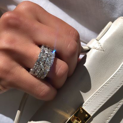 We Have Every Size Eternity Bands, Waiting For You! Are You Team Oval, Team Emerald, Team Asscher or Team Radiant