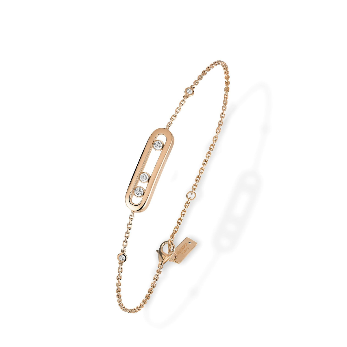Messika Baby Move 18k Gold Pave Diamond Bracelet