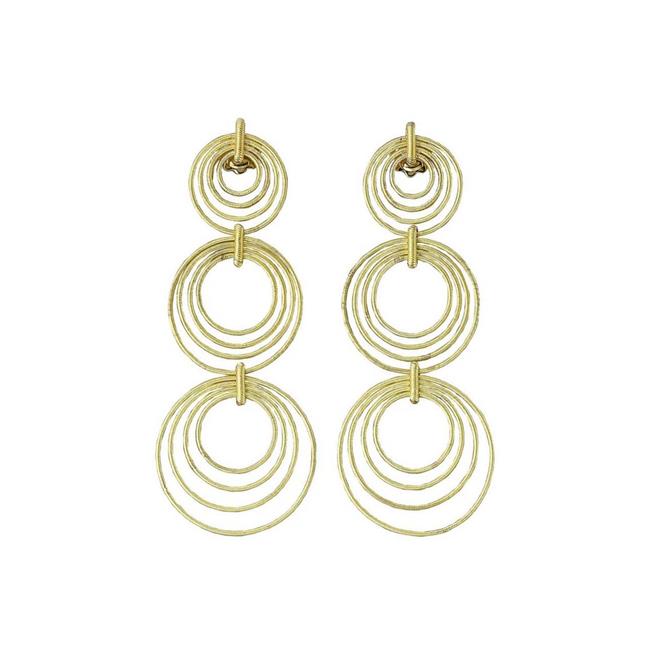 Buccellati Hawaii Waikiki 18k Yellow Gold Earrings