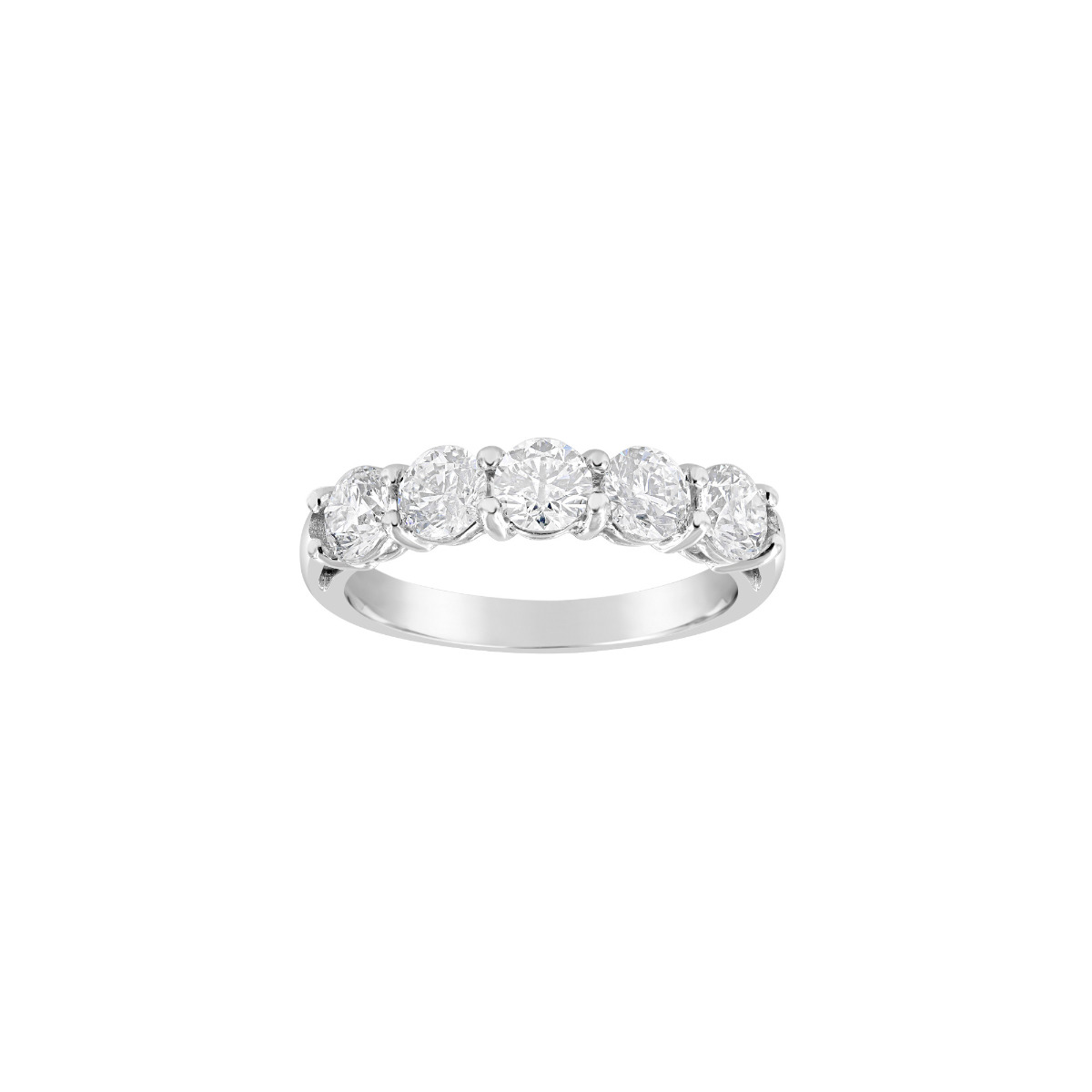 TWO by London 14k Five Diamond Large Anniversary Band