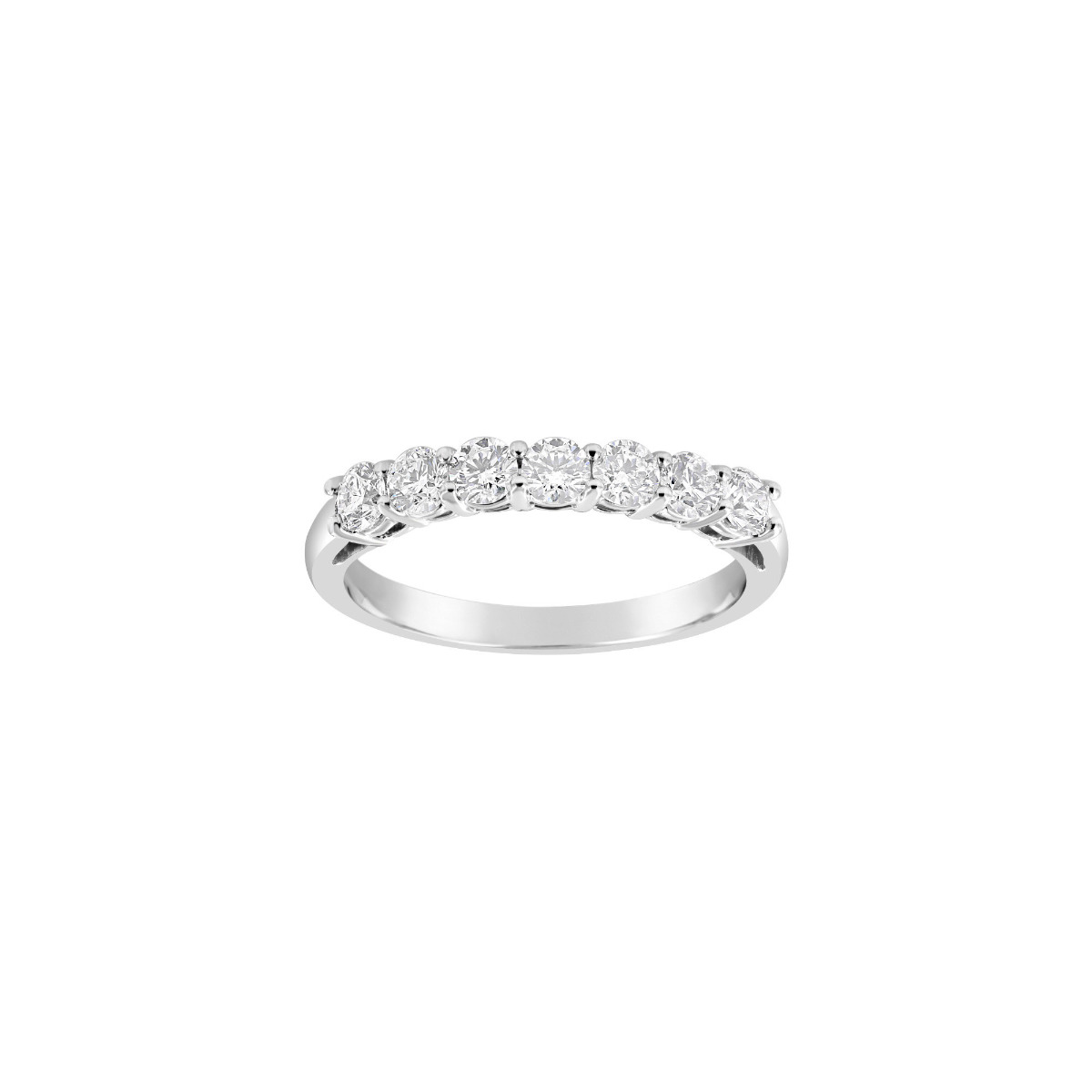 TWO by London 14k Seven Diamond Small Anniversary Band