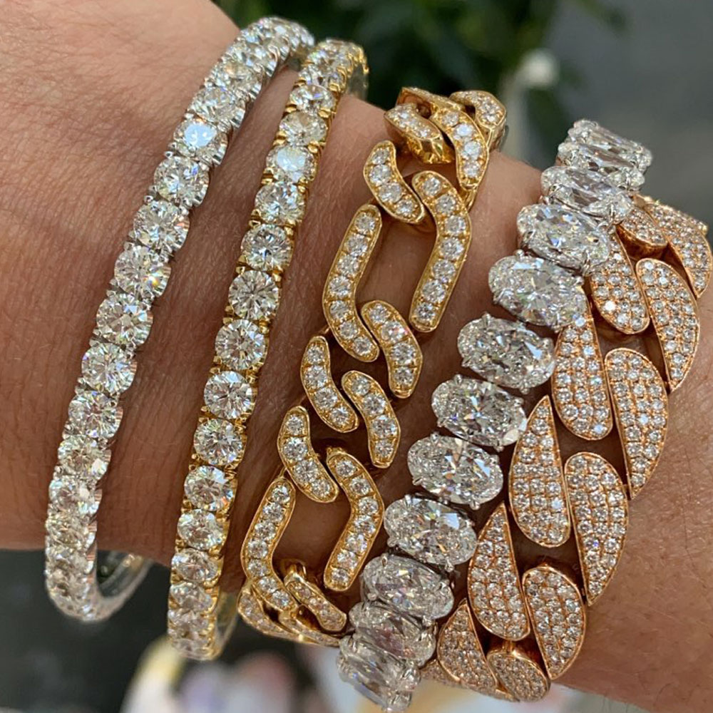 We Are So Into Mixing Up Our Stacks These Days! Layering in Some Diamonds and Links All Together is What Makes a London Stack Unique