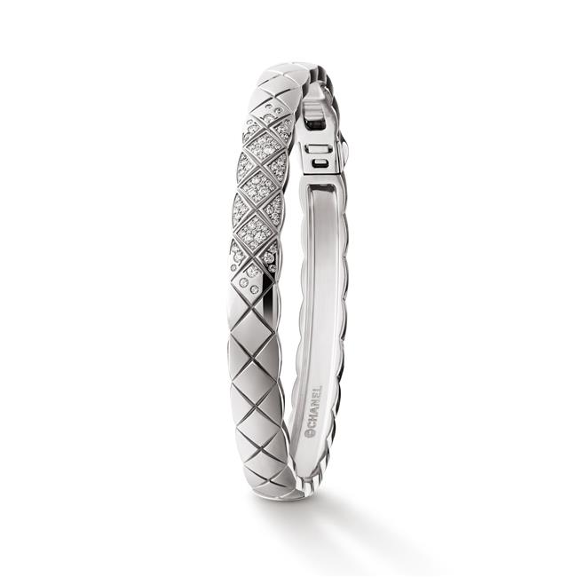CHANEL COCO CRUSH Quilted Diamond Bracelet