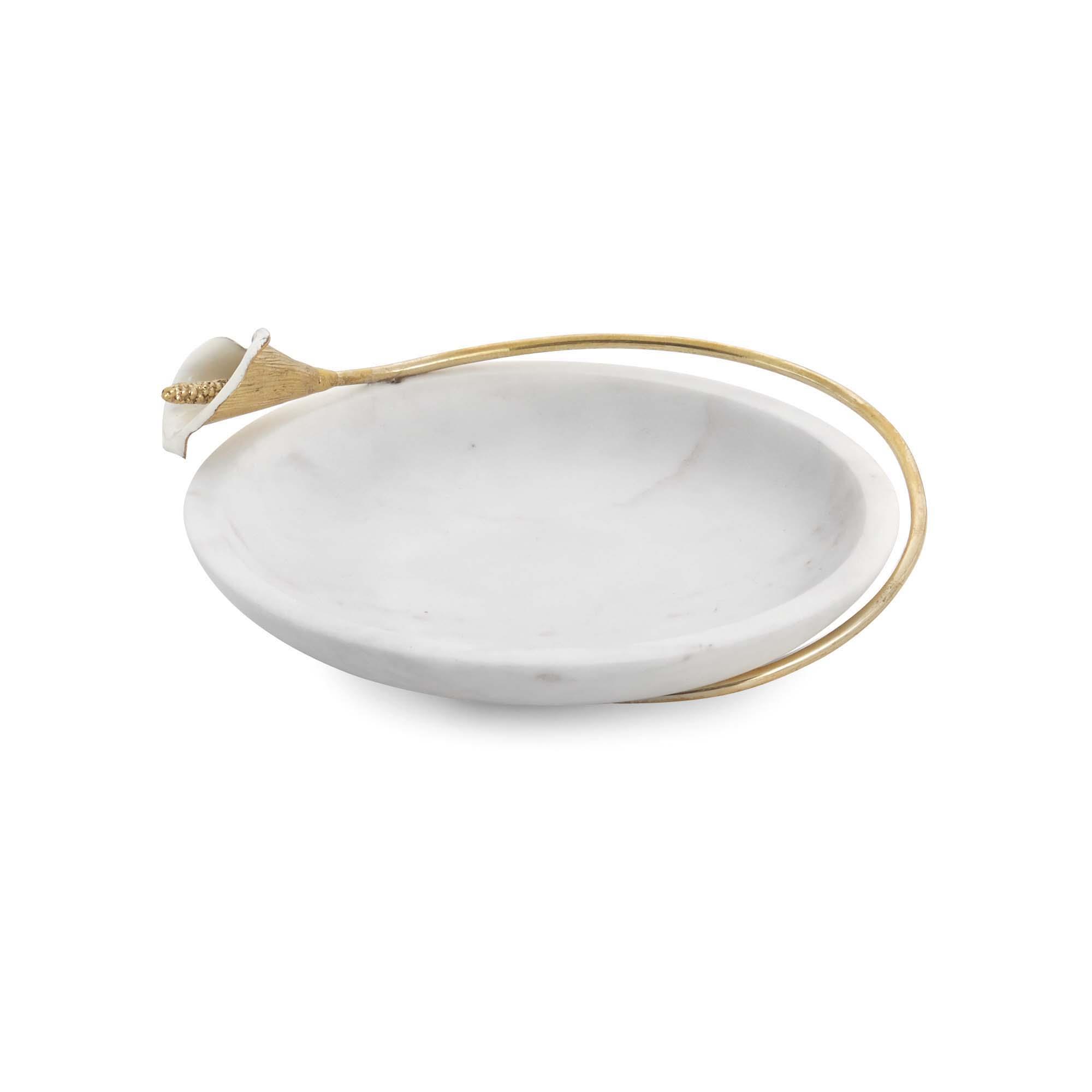 Michael Aram Calla Lily Marble Dish