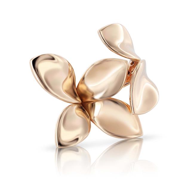 Pasquale Bruni Giardini Segreti 18k Rose Gold Leaf Ring