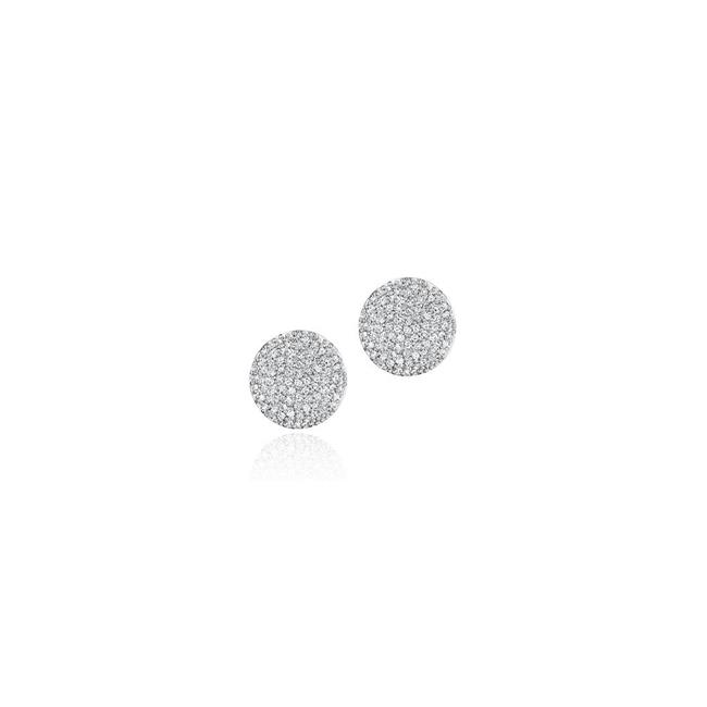 Phillips House 14k White Gold Diamond Infinity Studs