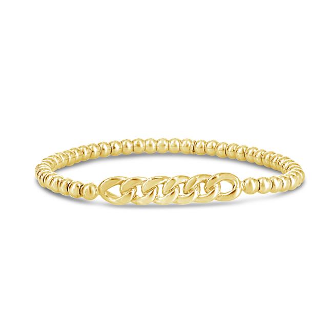 Golden Beaded Ball Bracelets Are Always a London Classic