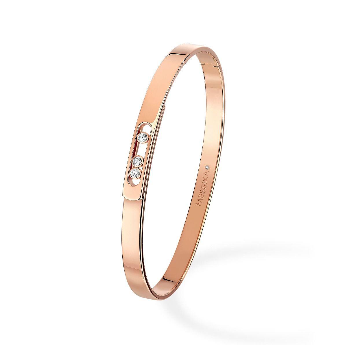 Messika Move Noa 18k Gold Diamond Bangle Bracelet