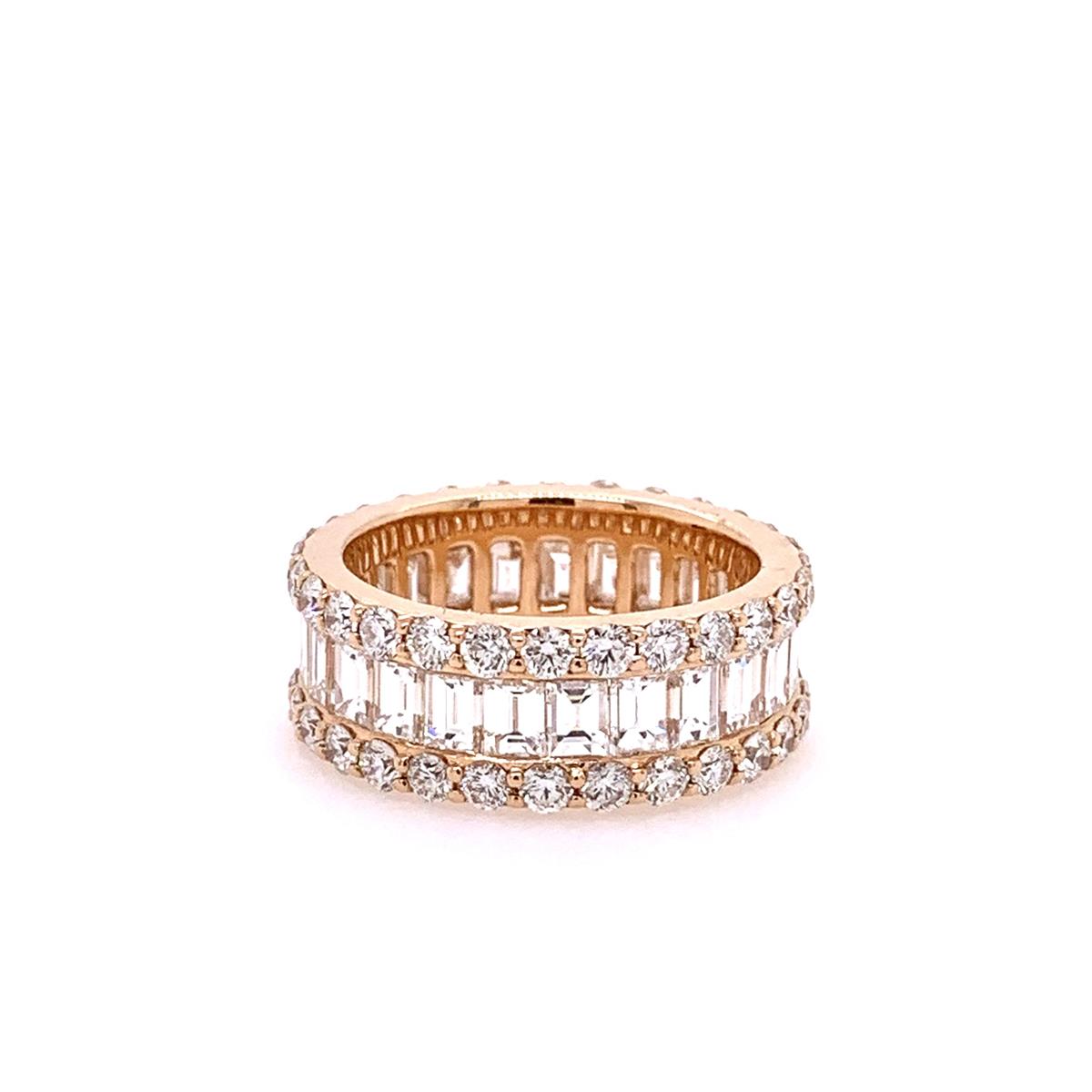 Rose, Yellow, and White Gold Stacked With Love