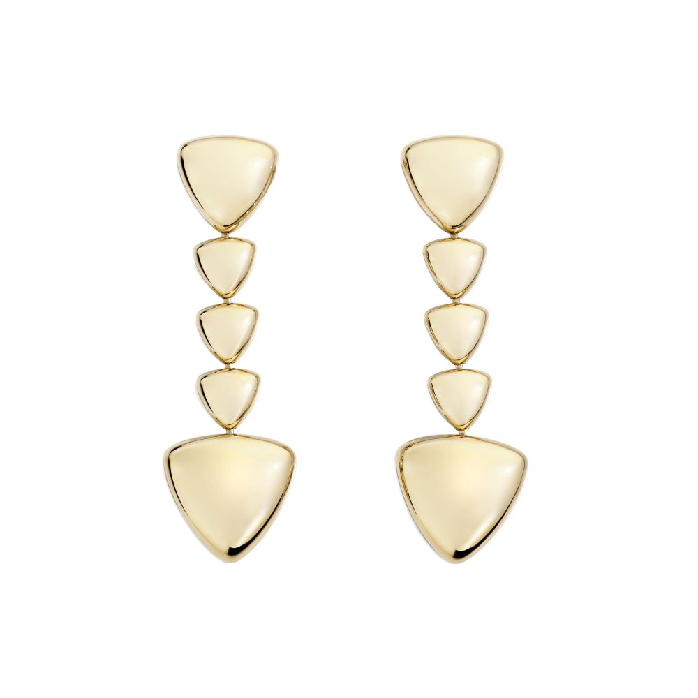 Vhernier Freccia 18k Rose Gold Drop Earclips