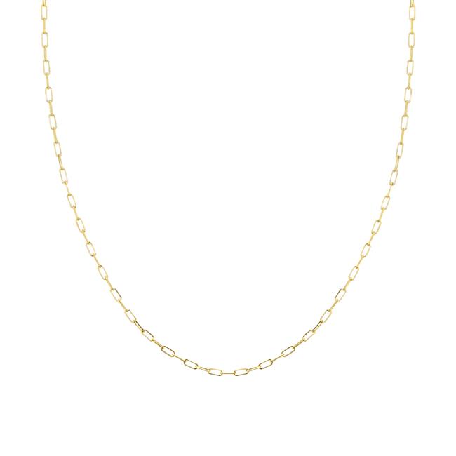 London Collection 14k Yellow Gold 2mm Diamond Cut Forzentina Chain 18"