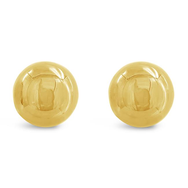 London Collection 14k Yellow Gold Ball and Post Earrings