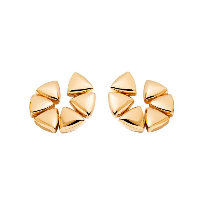 Vhernier Freccia 18k Rose Gold Hoop Earclips