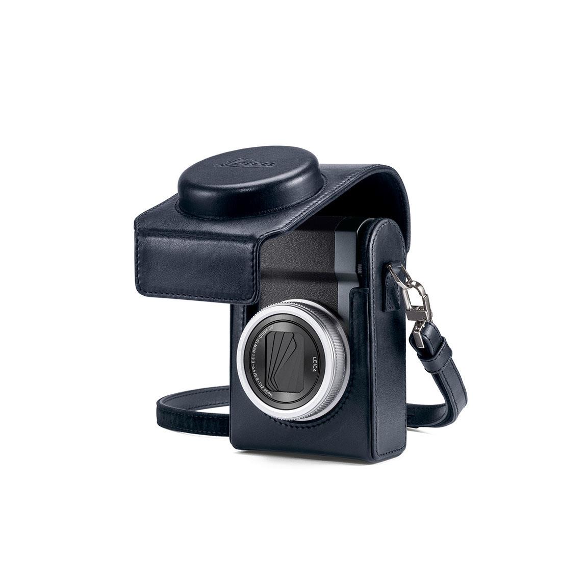 Leica Leather Case with Strap for C-Lux, Blue