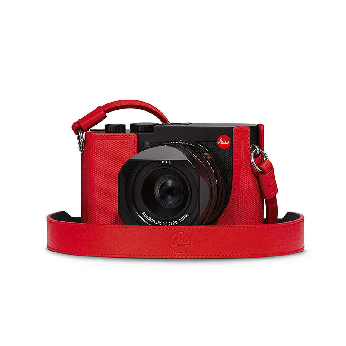 Leica Leather Camera Protector Q2, Red