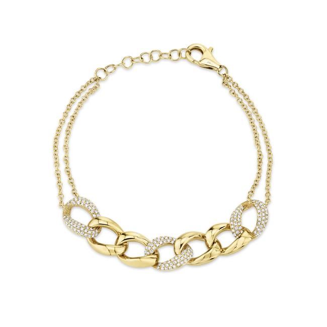 Our Links and Paperclip Bracelets Make For a Fun Stack