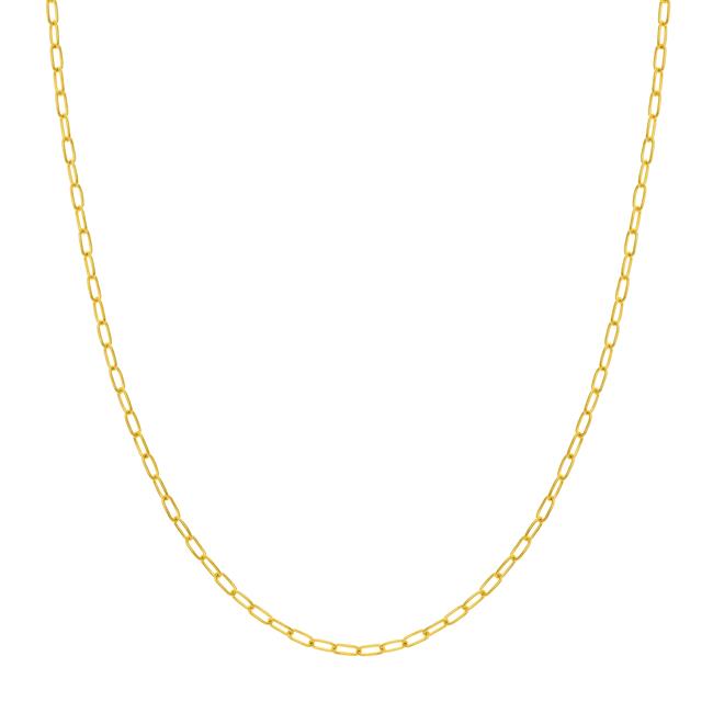 London Collection 14k Yellow Gold 2.45mm Open Forzentina Chain 24"