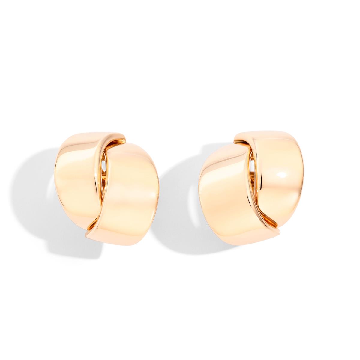 Vhernier Abbraccio Midi 18k Rose Gold Earclips