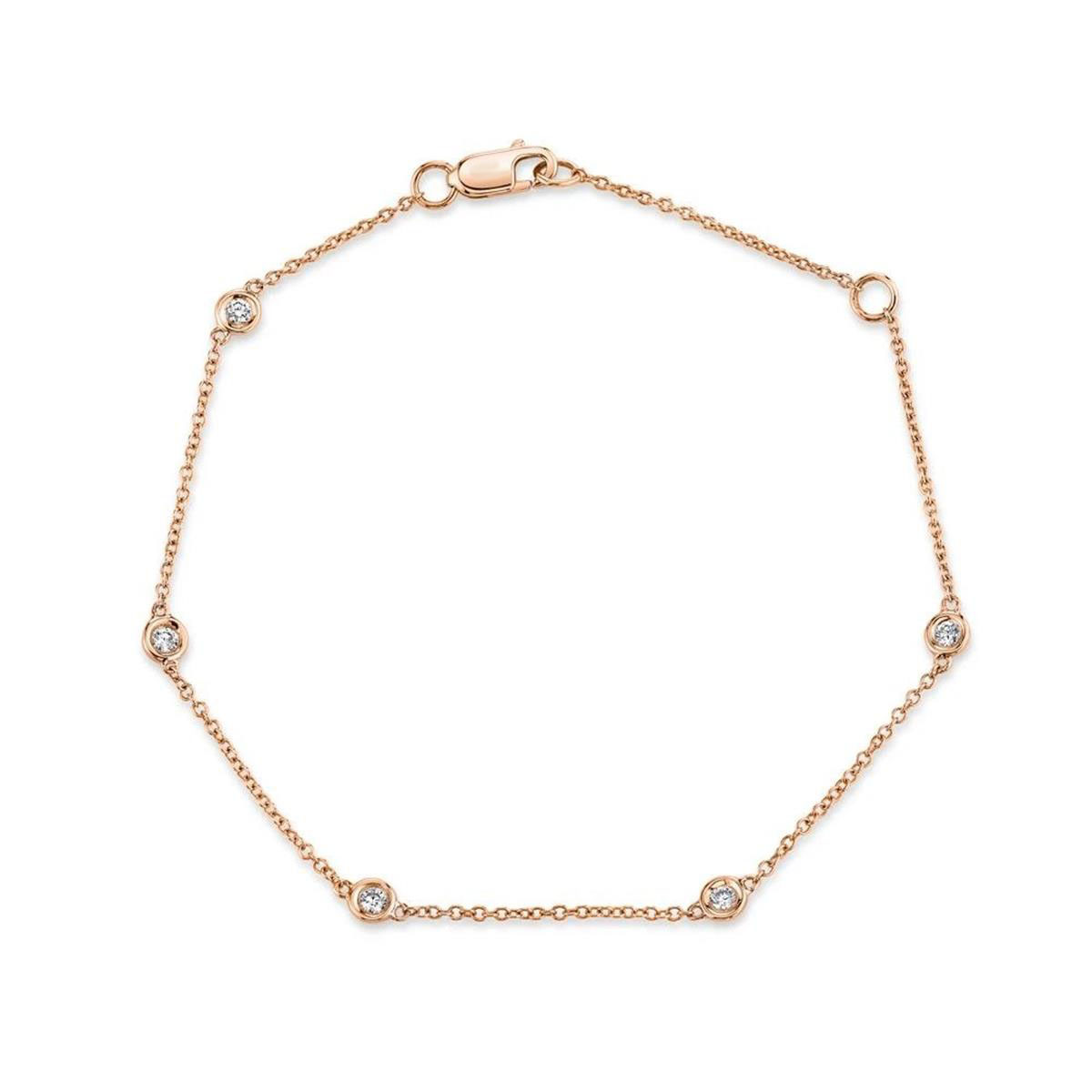 London Collection 14k Diamonds By the Yard Bracelet