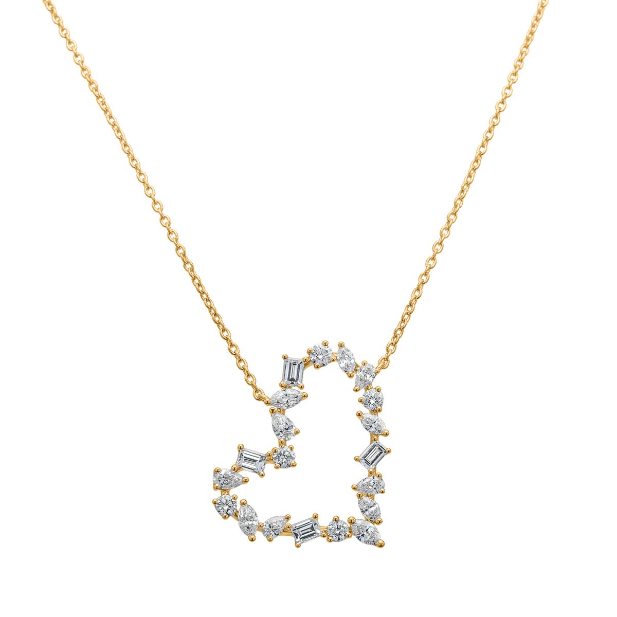 Love comes in every shape and size.. and so do our London Collection diamond heart pendants!