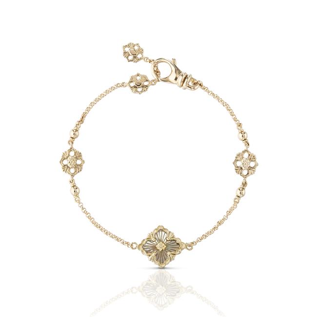 Buccellati Opera Tulle 18k Yellow Gold Mother of Pearl Bracelet