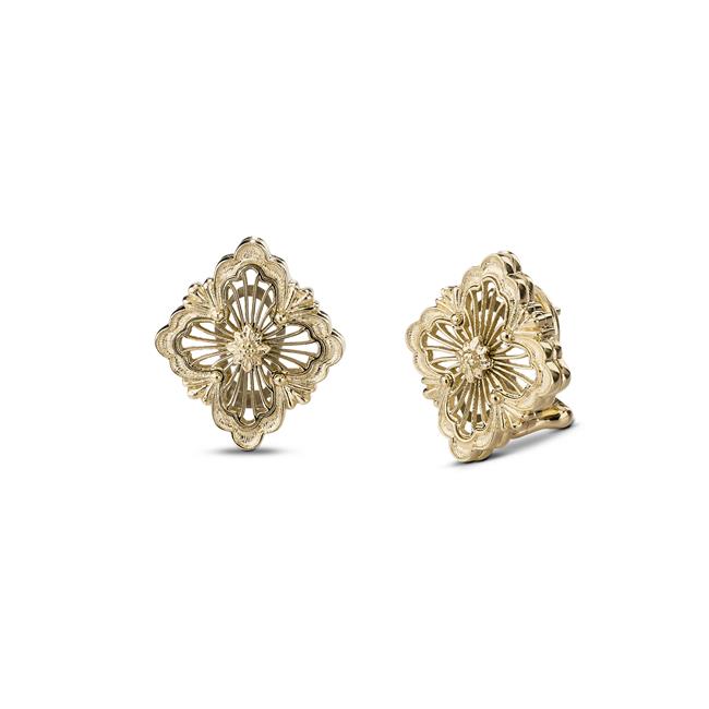 Buccellati Opera Tulle 18k Yellow Gold See Through Earrings