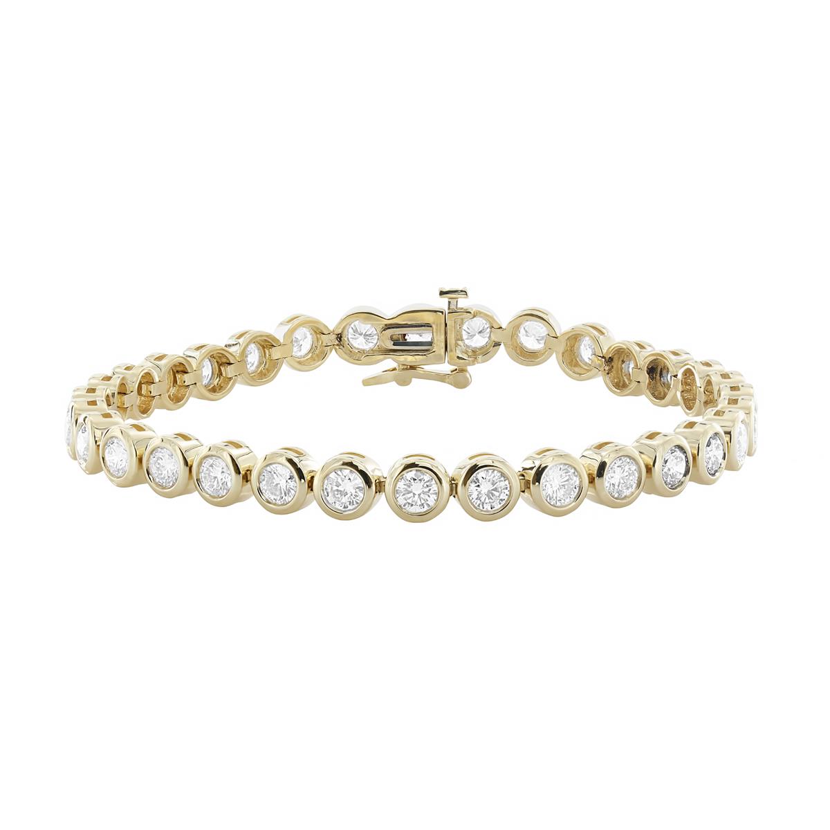 Step Up Your Bracelet Game With Our Yellow Gold Stacks!