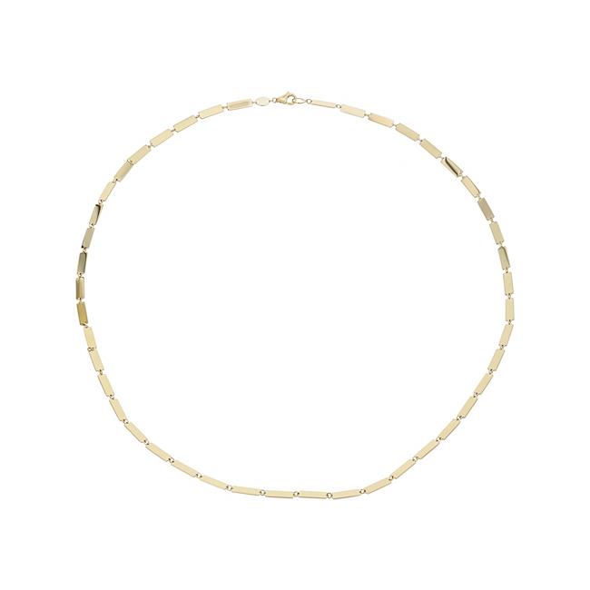 London Collection 14k Yellow Gold Bar Link Necklace
