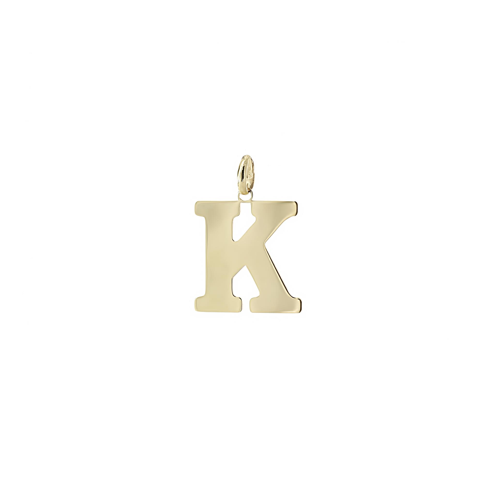 London Collection 14k "K" Initial Charm