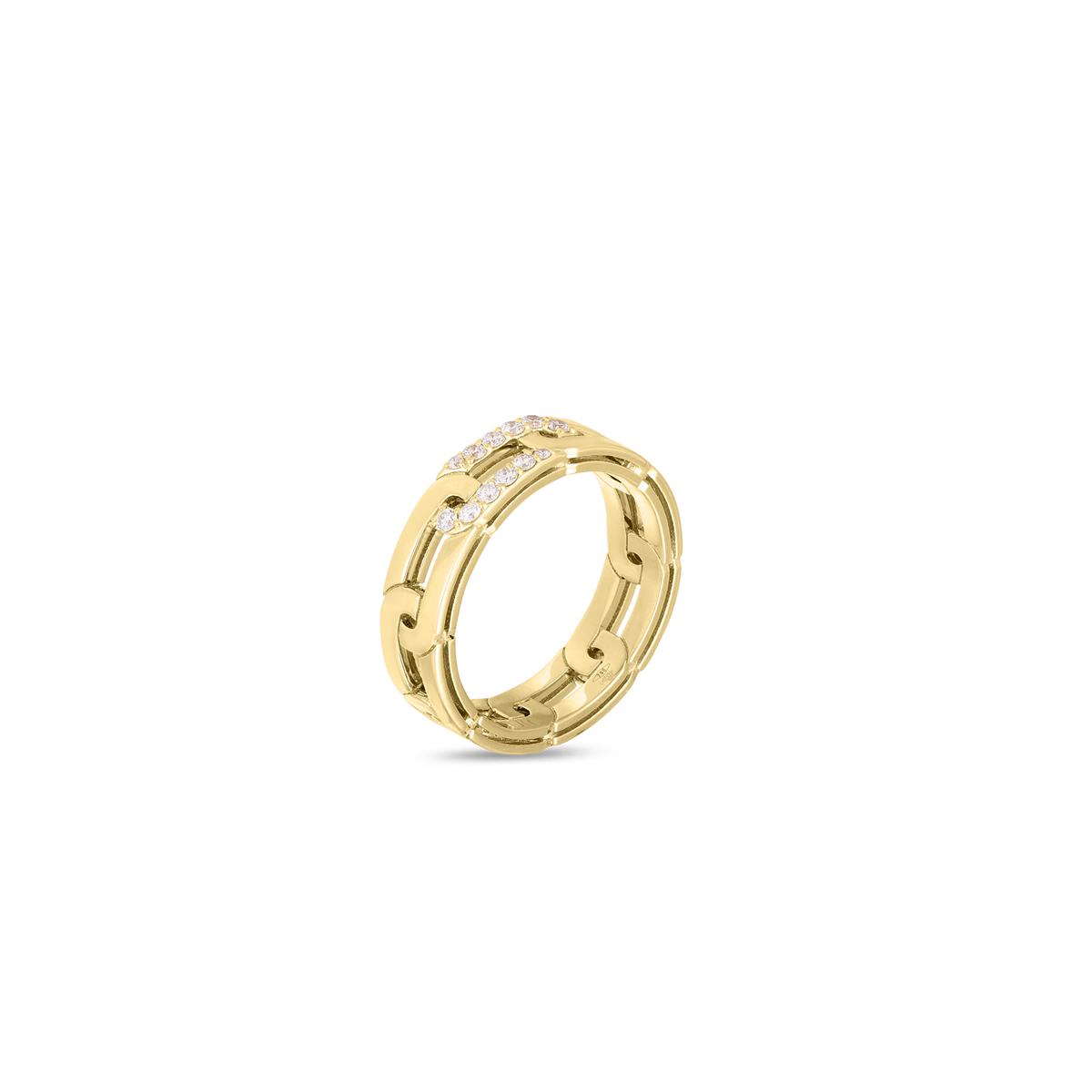 Roberto Coin Navarra 18k Slim Diamond Band
