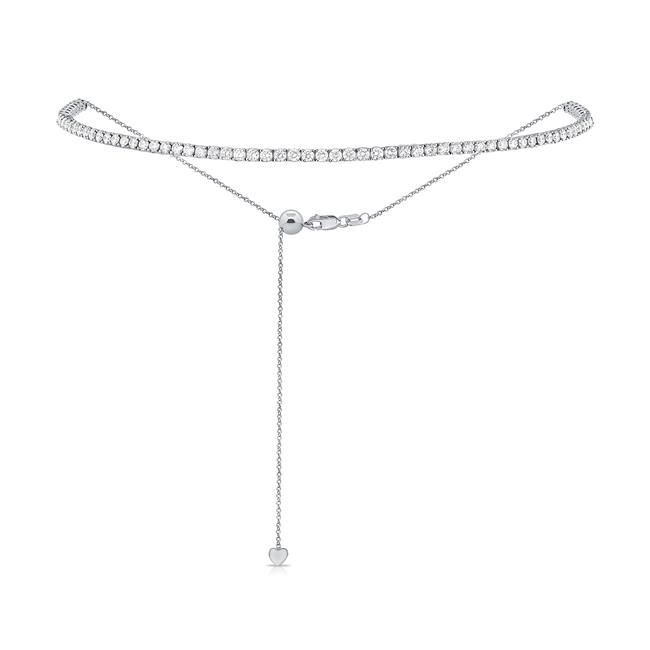London Collection 14k Gold and Diamond Choker Necklace