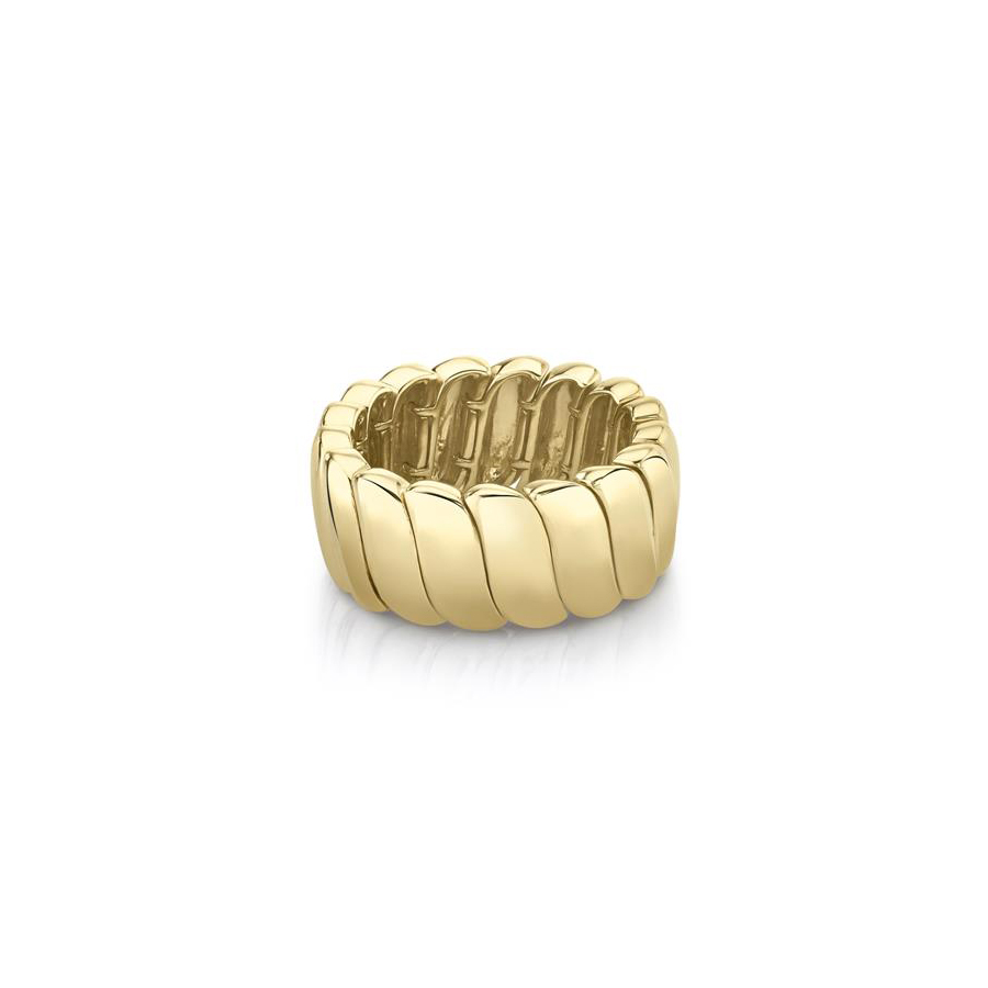 Anita Ko 18k Yellow Gold Wide Zoe Ring