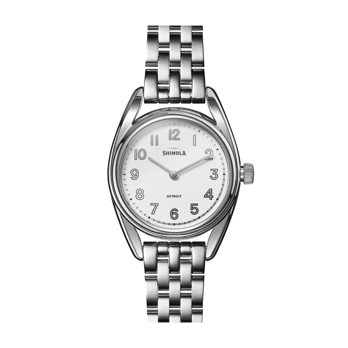 Shinola Derby 30.5mm Silver Bracelet