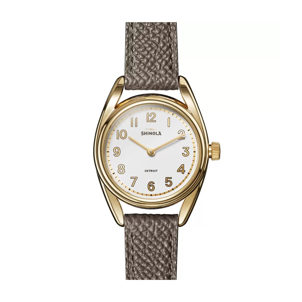 Shinola Derby 30.5mm Cognac Leather Strap