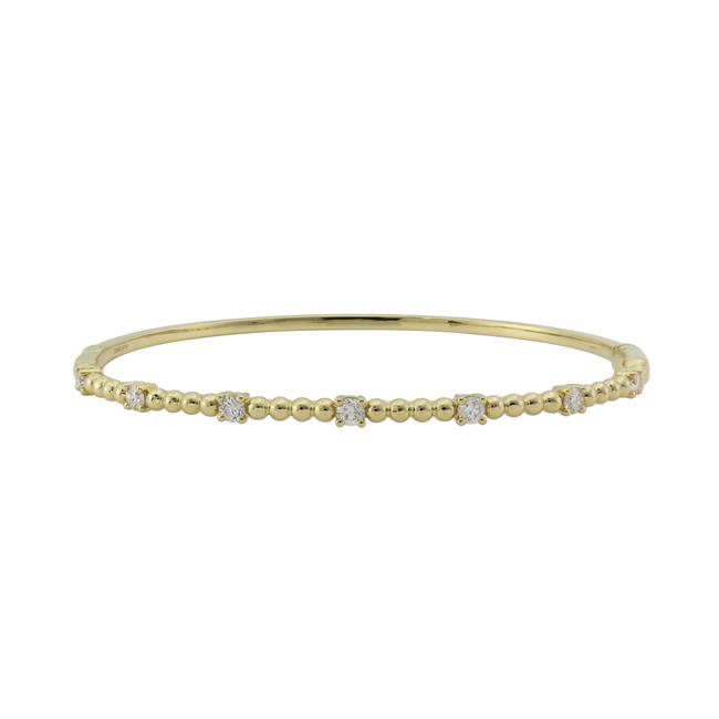 London Collection 18k Gold Diamond Station Bracelet