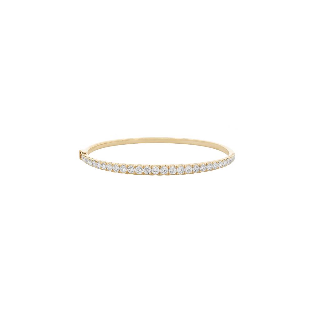 London Collection Yellow Gold Graduating Diamond Bangle Bracelet