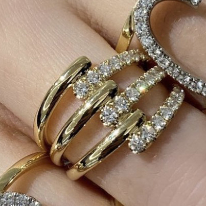 Just some basics we love in yellow gold and only at London Jewelers