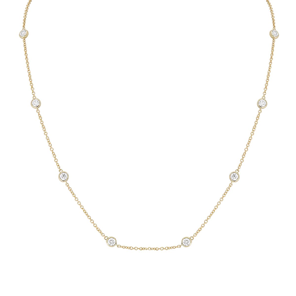 London Collection 18k Yellow Gold Diamonds by the Yard Necklace