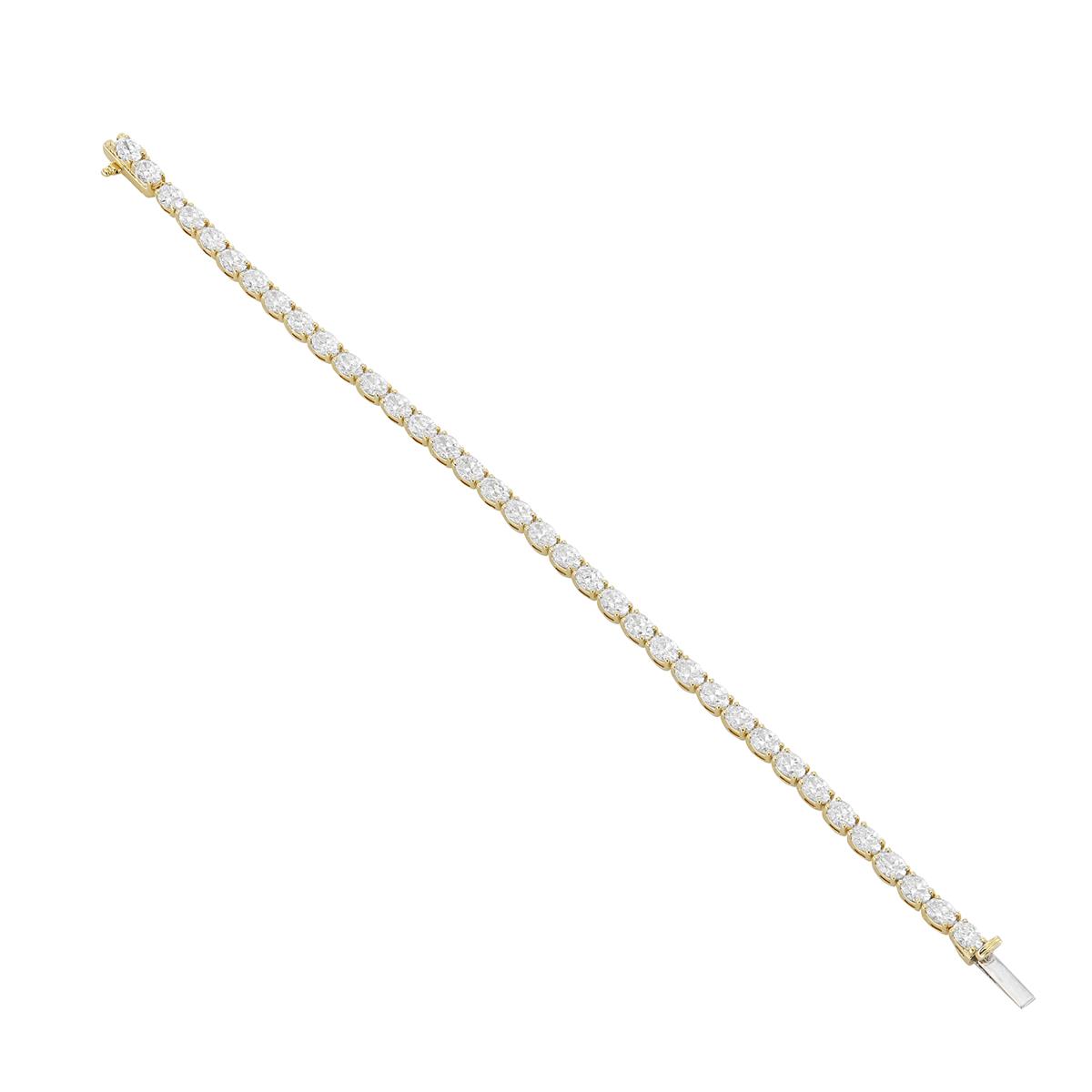 All new yellow gold and diamond bracelets just in time for Valentine