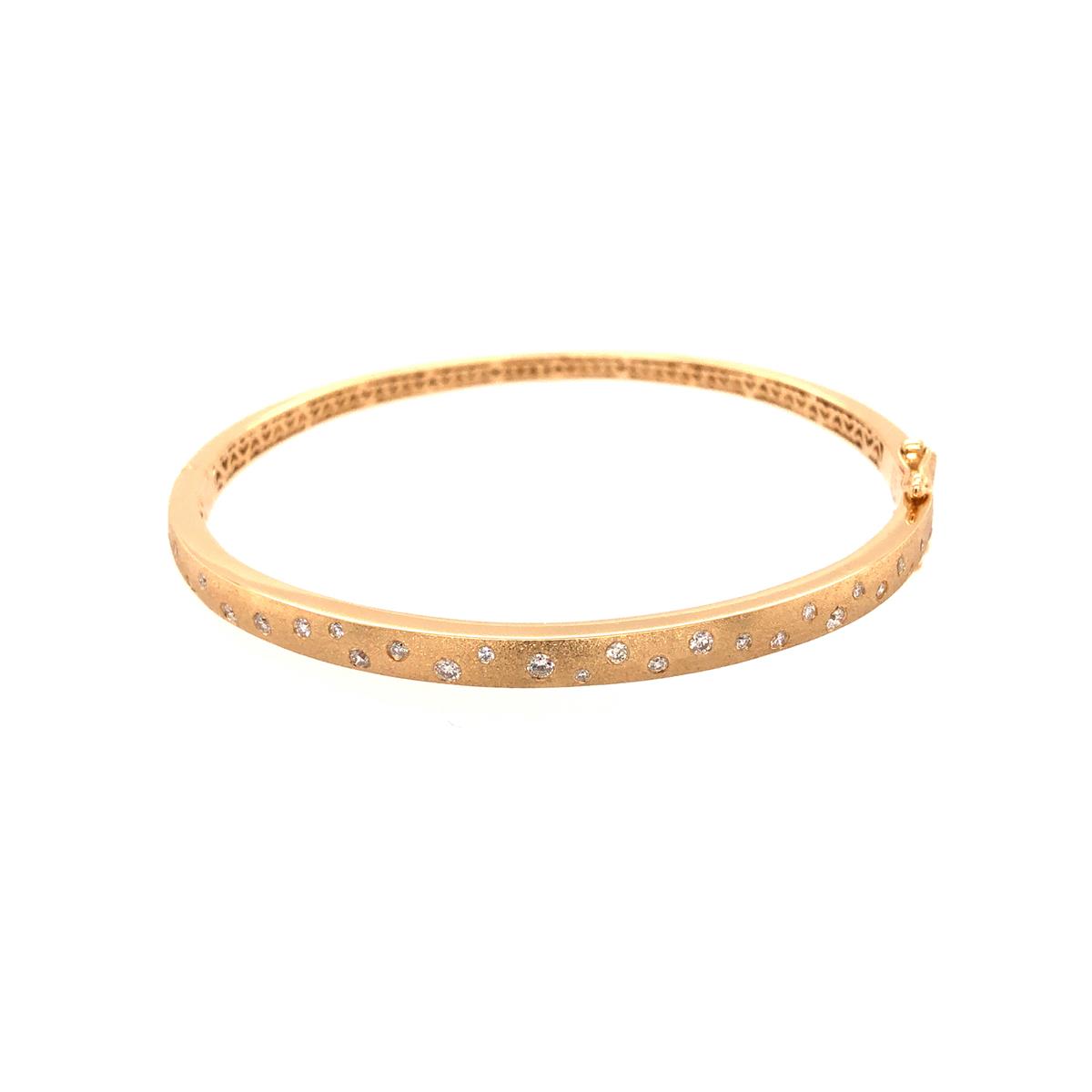 London Collection Confetti Scattered Diamond Bangle 