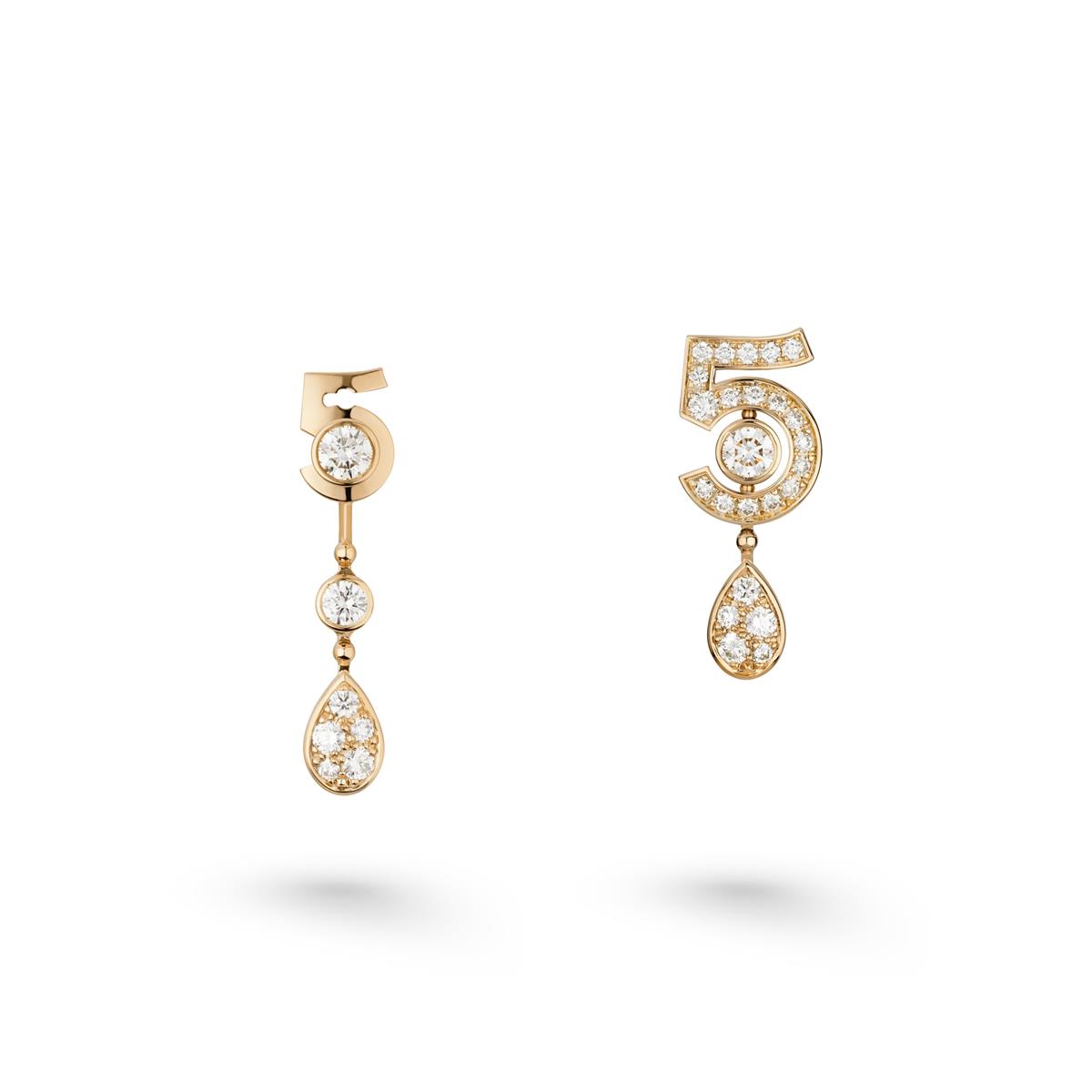 CHANEL Eternal No.5 Transformable Earrings