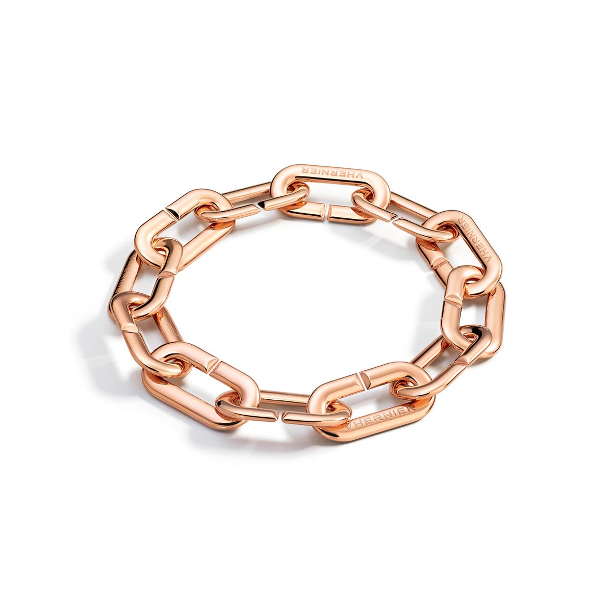 Vhernier Mon Jeu 18k Rose Gold Chain Bracelet