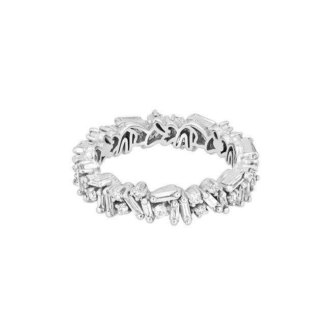 Suzanne Kalan 18k White Gold Diamond Icon Eternity Band