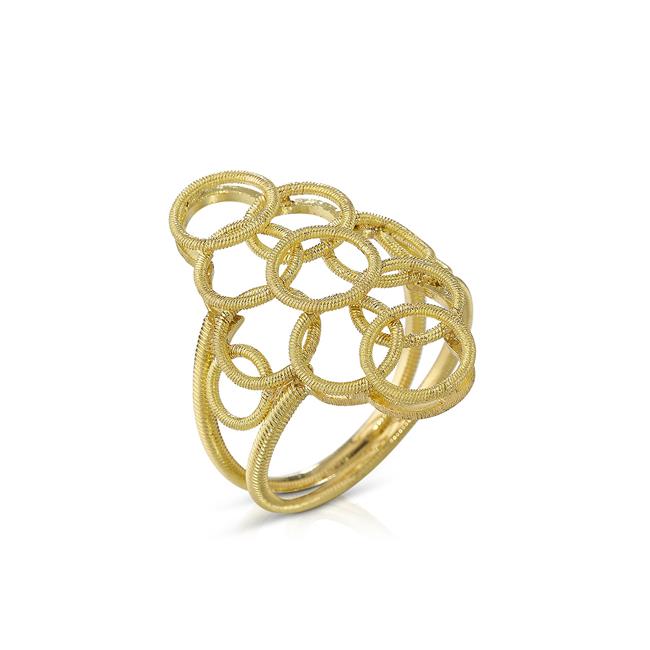 Buccellati Hawaii 18k Yellow Gold Multi Circle Ring