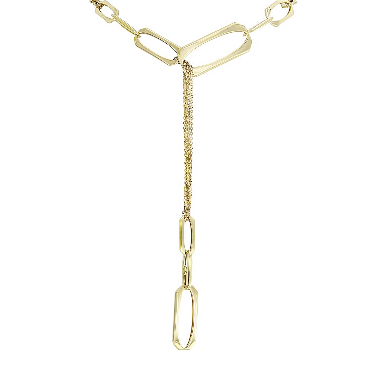 London Collection 14k Metropolitan Lariat Necklace