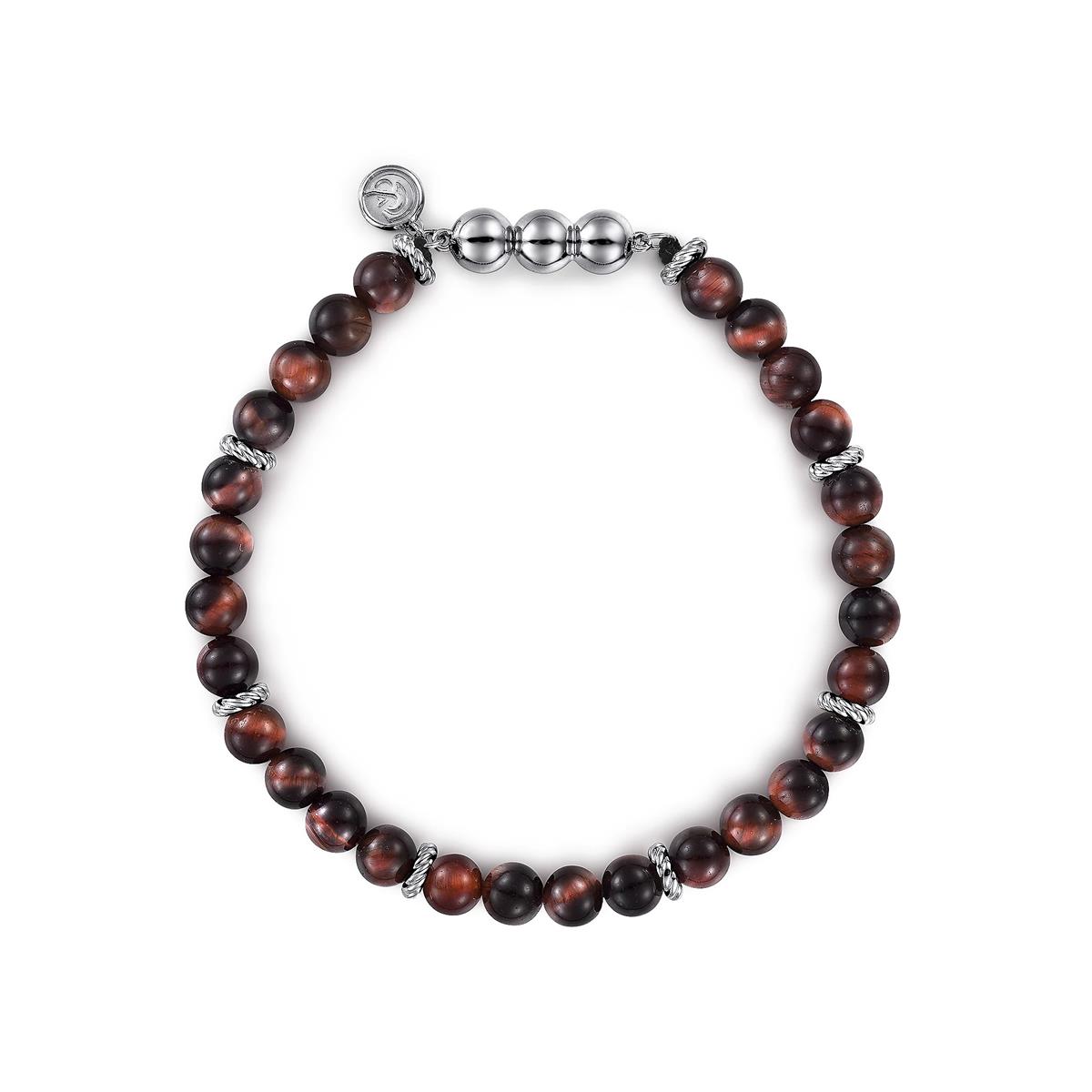 Gabriel & Co Sterling Silver & 6mm Tiger