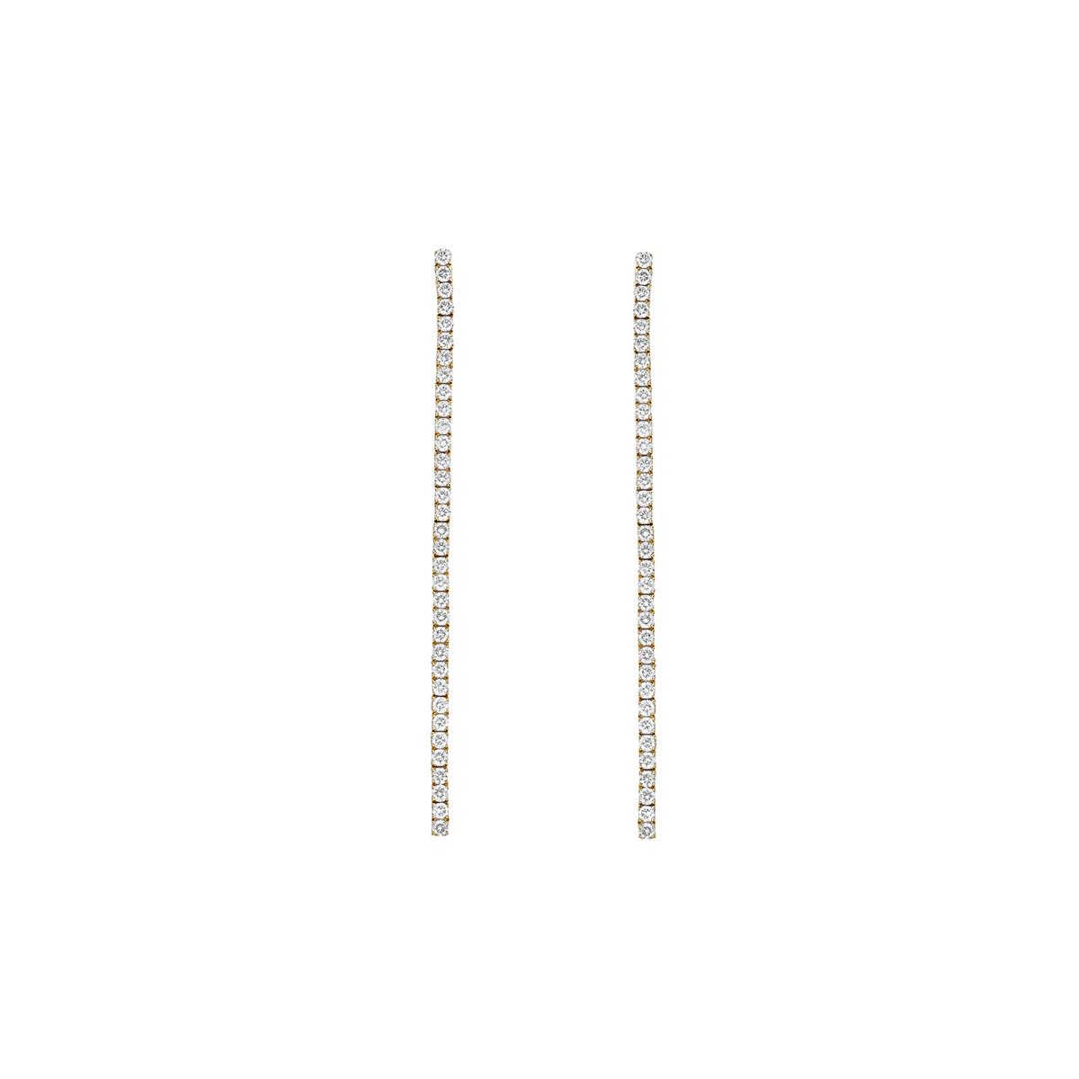 Yellow Gold Earring Addiction 