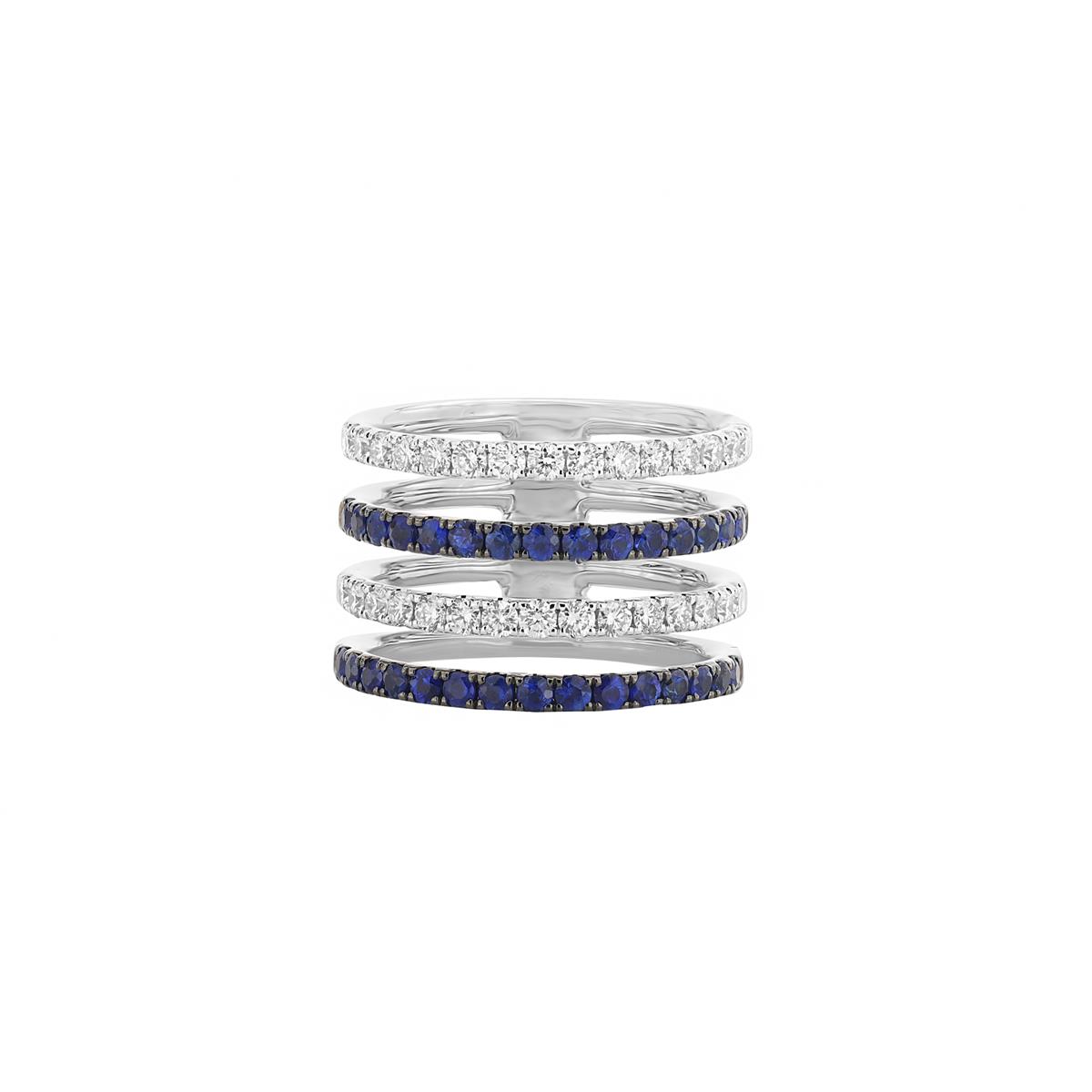 Sapphires & Diamonds Make a Winning Combo