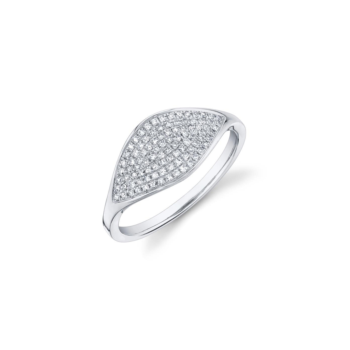 London Collection 14k Gold Marquise Pave Diamond Ring