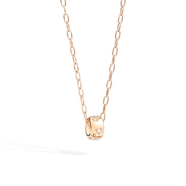 Pomellato Iconica 18k Rose Gold Diamond Pendant